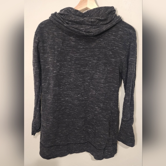 Merona Cowl Neck Black Sweater - Picture 2 of 3